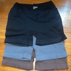 Biker workout shorts